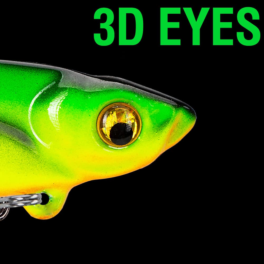 3.5g/5g/7g/10g/14g/17g VIB Swimbait โลหะที่มีสีสัน Sinking Jig 3D ตา Hard เหยื่อช้อน Spinner ตกปลา Lure Fishing Tackle สําหรับ Bass Walleye ปลาเทราท์ รูปที่ 4