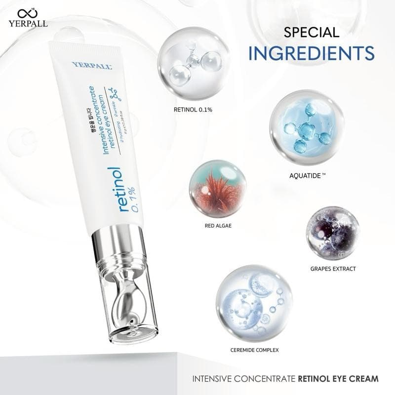 วิตามินใต้ตา Yerpall Intensive concentrate retinol eye cream รูปที่ 6