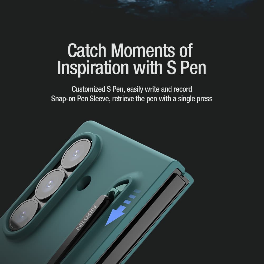 Nillkin Flex Pure Fold Case สําหรับ Samsung Galaxy Z Fold7 / Fold 7 Case พร้อมที่วางปากกา Anti Fall Protective Case รูปที่ 6