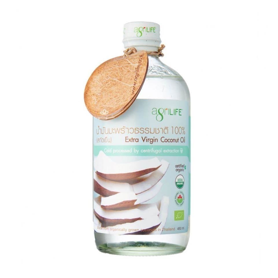 Agrilife น้ำมันมะพร้าวสกัดเย็น 450ml, 225ml, 120ml Agrilife Coconut Oil Extra virgin น้ำมันมะพร้าว รูปที่ 6