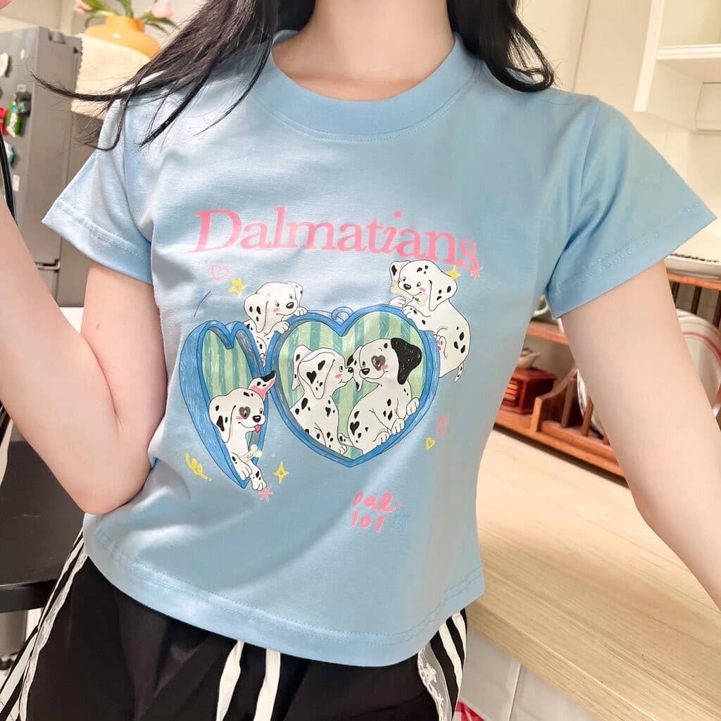 mexocute เสื้อครอปเบบี้ที ทรงพอดีตัว เดอะพัมกิ้น รูปที่ 5