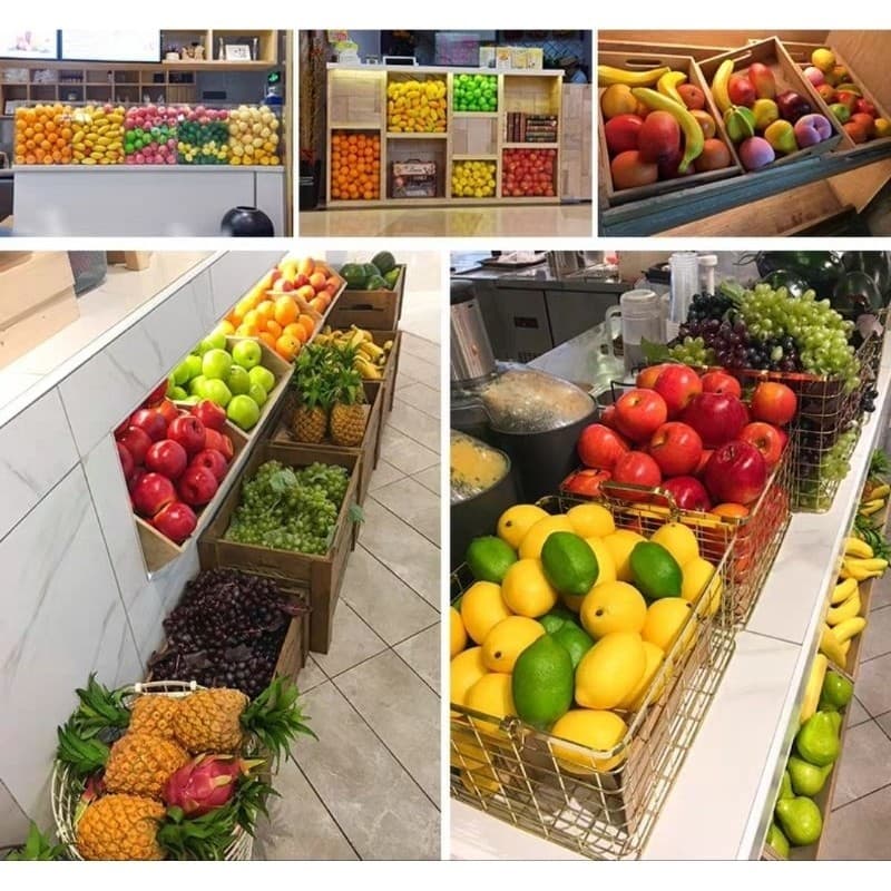 ผลไม้ปลอม แต่งร้านค้า ผลไม้ ส้ม กล้วย เลม่อน แตงโม เสาวรส อุปกรณ์ประกอบฉาก แต่งบ้าน โต๊ะอาหาร พร๊อพถ่ายภาพ รูปที่ 1