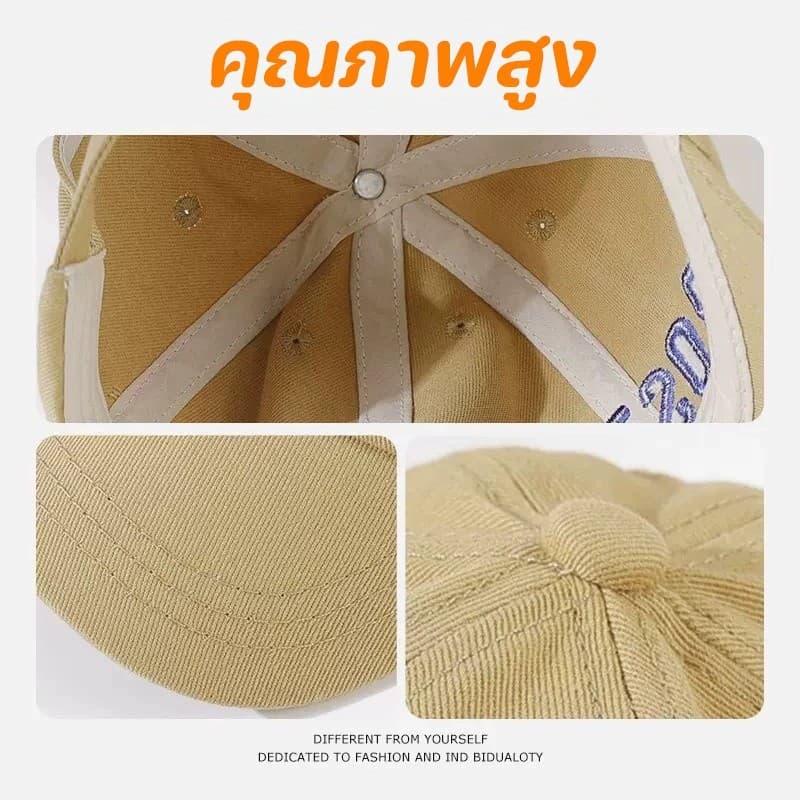 หมวกเบสบอลสำหรับเด็ก ทันสมัยและป้องกันแสงแดด หมวกกันแดดสำหรับเด็ก เหมาะสำหรับเด็กอายุตั้งแต่ 8 เดือนถึง 8 ขวบ รูปที่ 4