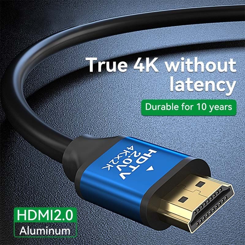 สายHDTV 2.0 เล่นเกมและดูหนัง 4K ได้เต็มตา คมชัดทุกการทำงาน ความยาว1.5-10เมตร รูปที่ 4