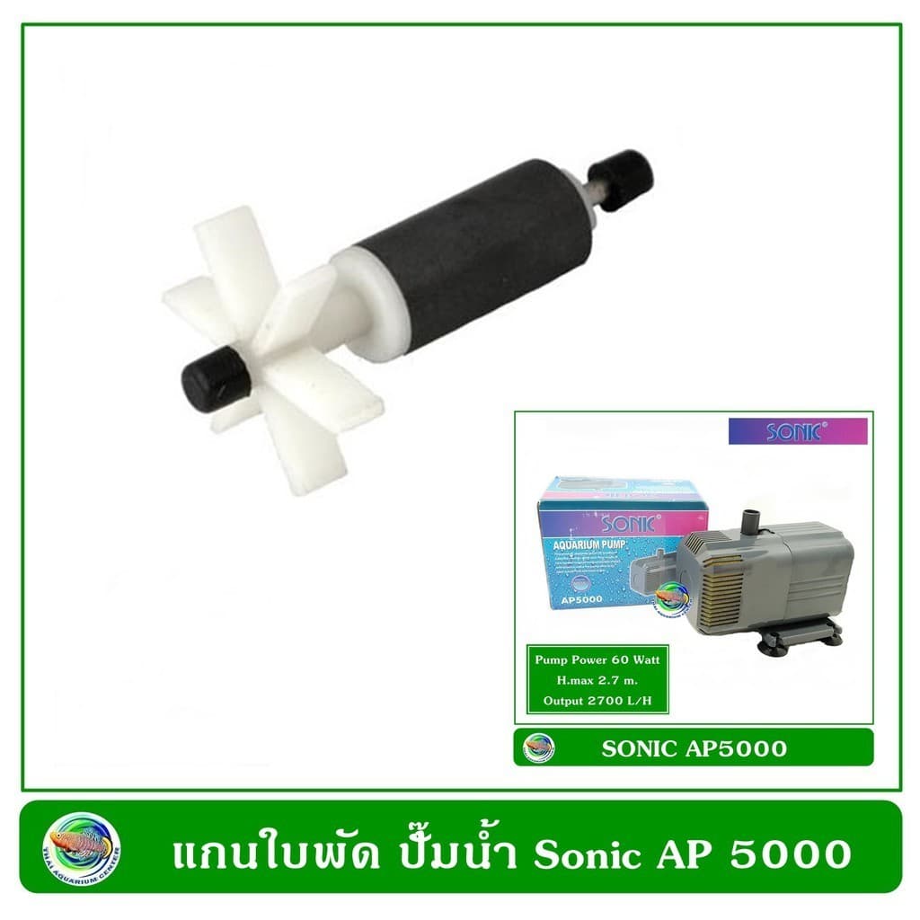 แกนใบพัด ปั๊มน้ำ Sonic รุ่น AP 1600 / AP 2500 / AP 3500/ AP 4500 / AP 5000 รูปที่ 4