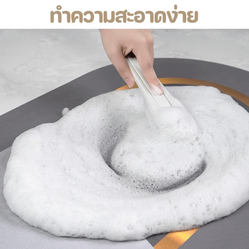 30x40CM แผ่นรองเครื่องชงกาแฟ แผ่นยางรองจาน สไตล์นอร์ดิก ดูดซับน้ําได้ดี เคาน์เตอร์ครัว รูปที่ 6