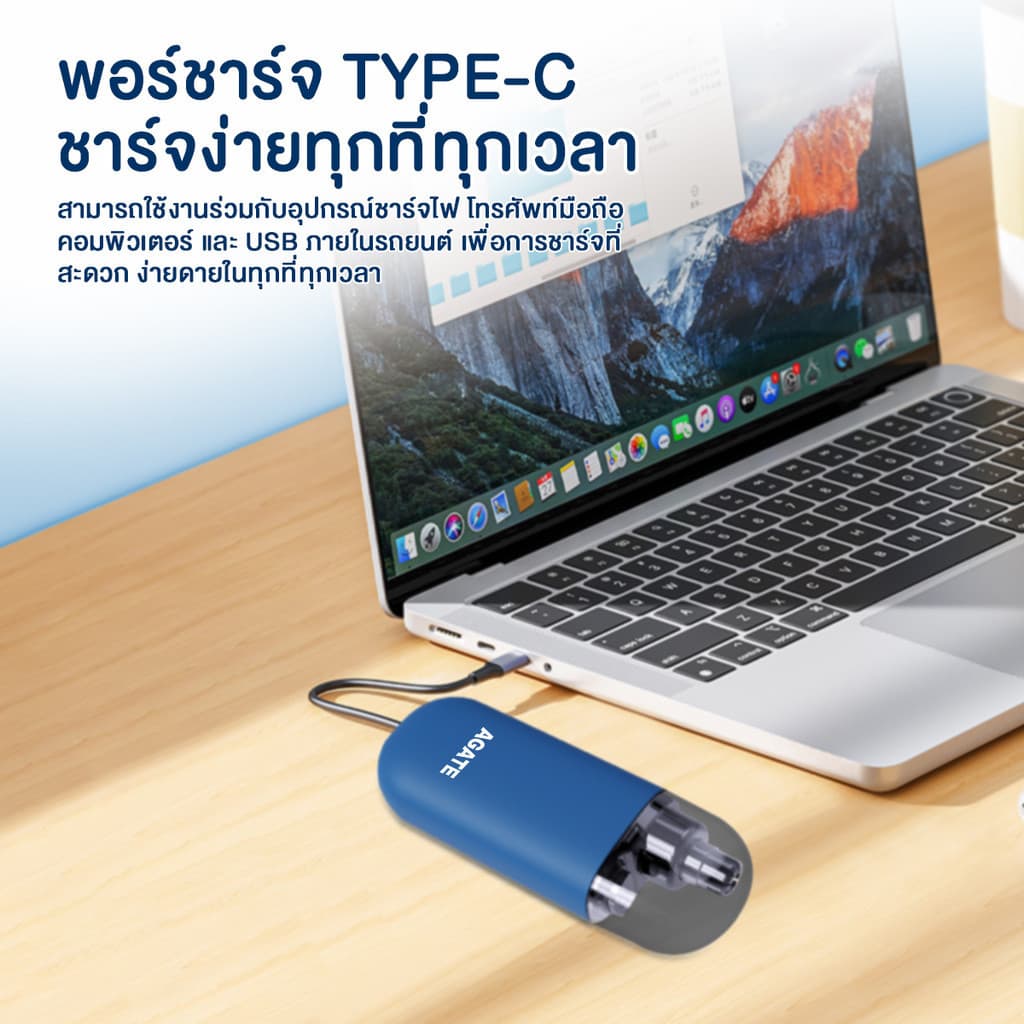 ปัตตาเลี่ยนตัดขนจมูกไฟฟ้า แบบพกพา ไม่เจ็บจมูก ตัดแต่ง 360 องศา ชาร์จ USB ล้างทําความสะอาดได้ รูปที่ 8