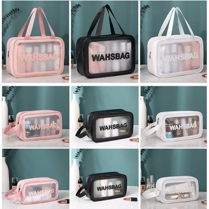 Washbag กระเป๋าใส่เครื่องสำอาง กระเป๋าใส่ของใช้ กระเป๋าอเนกประสงค์ กันน้ำ รูปที่ 8