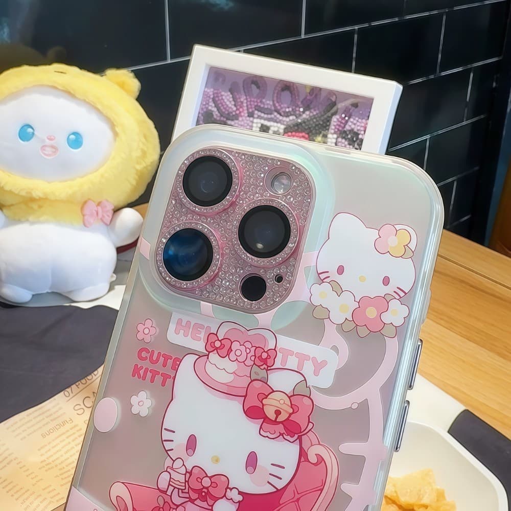 GOODSparkling Diamond เลนส์หรูหรา For iPhone 16 15 14 13 11 12 Pro Max 16Plus กล้องแหวนแก้วเลนส์โทรศัพท์ป้องกันฟิล์ม รูปที่ 3