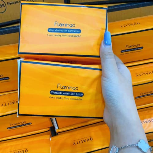 Flamingo นุ่มละมุน ไร้ขุย กระดาษทิชชู่ หนา 4 ชั้น 360 แผ่น GB/T20808 ราคาคุ้มค่า ใช้ทั้งเดือน รูปที่ 9