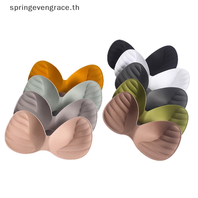 Springevengrace ผู้หญิงบิกินี่เบาะแทรกเต้านม Bra Enhancer Push Up หน้าอกที่มองไม่เห็น Pad ใหม่ รูปที่ 2