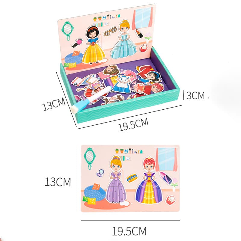 Aoduoyaya จิ๊กซอว์แม่เหล็ก ปริศนาแม่เหล็กสำหรับ DIY การ์ดจับคู่ จิ๊กซอว์เด็ก ฝึกความจำ ของเล่นเด็ก รูปที่ 9