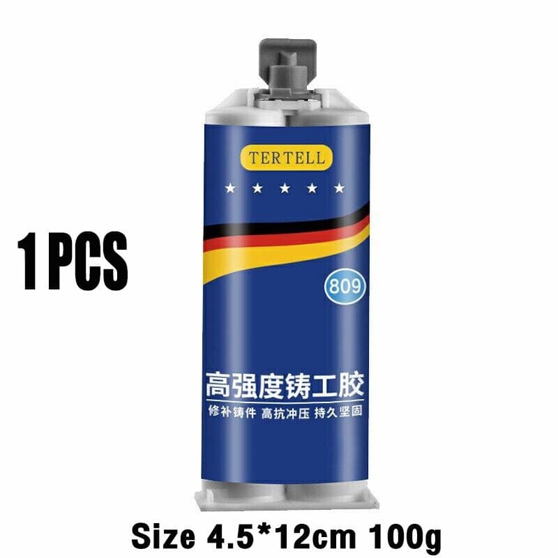 15ปี ทนต่ออุณหภูมิ ใช้ 1ครั้งไว้ได้ 250°C แข็งกว่าเหล็ก แทนการเชื่อม(กาวซ่อมโลหะ,กาวเชื่อมโลหะ,กาวติดเหล็กแท้,โลหะหล่อก รูปที่ 9