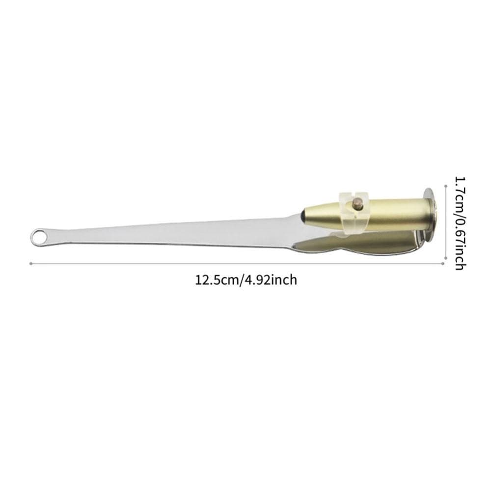 Timekey Tonsil หินเครื่องมือกําจัดไฟ LED สแตนเลส Remover ปากทําความสะอาด Care เครื่องมือ Tonsil Stone Remover เครื่องมือทําความสะอาด D3S4 รูปที่ 9