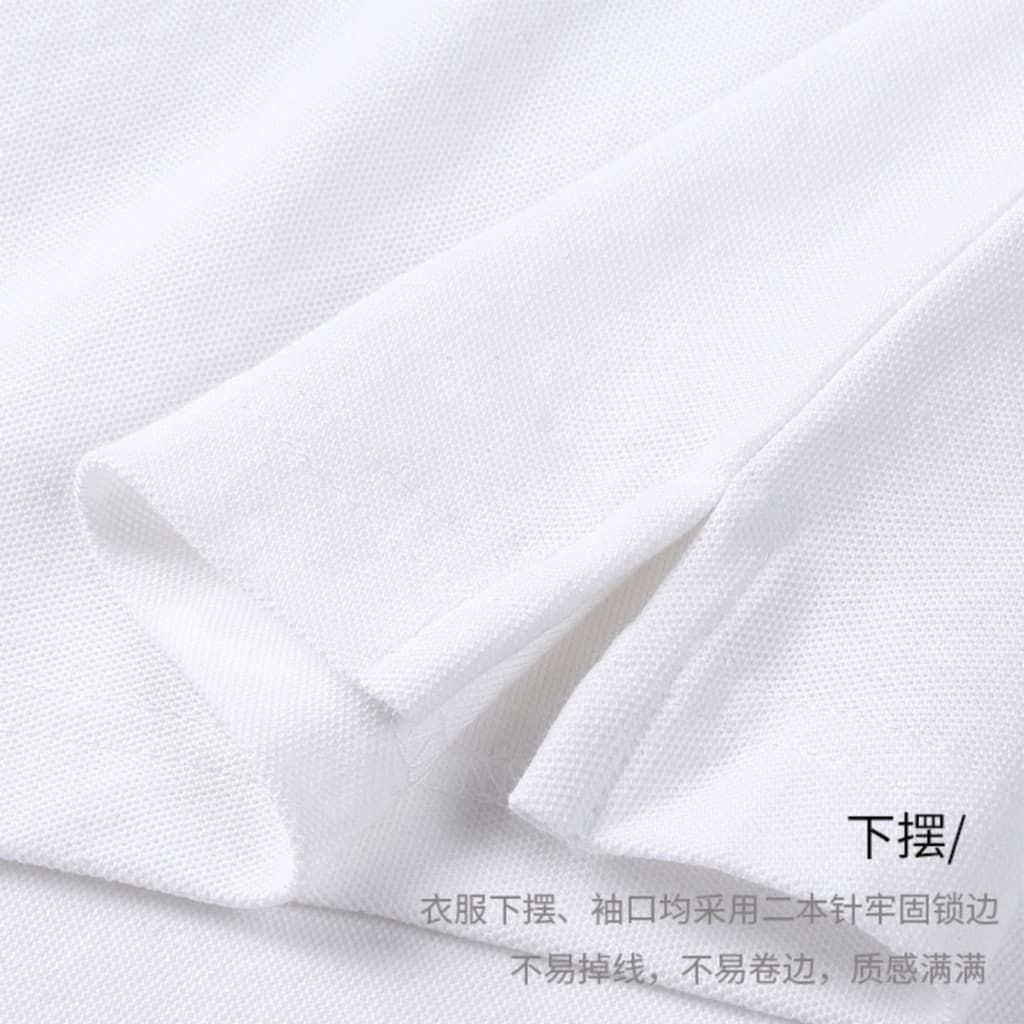 Fashion PLAY ปักหัวใจ เสื้อยืดโปโลผู้ชาย Super สบายและปลอดภัย Cotton Polo Tops เสื้อยืดผู้ชาย รูปที่ 7