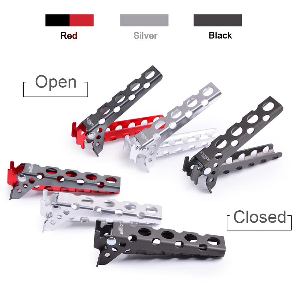 อลูมิเนียมหม้อ Clamp Pan Handler หม้อ Lifter ทําอาหาร Gripper Camping เครื่องครัวที่ใส่จาน รูปที่ 3
