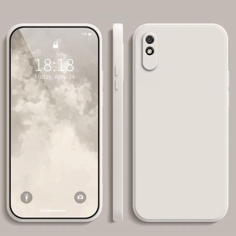 เคส Redmi 9A ,สีทึบ Redmi 9A เคสซิลิโคนป้องกันการตกสีธรรมดาเรียบง่าย YT รูปที่ 2