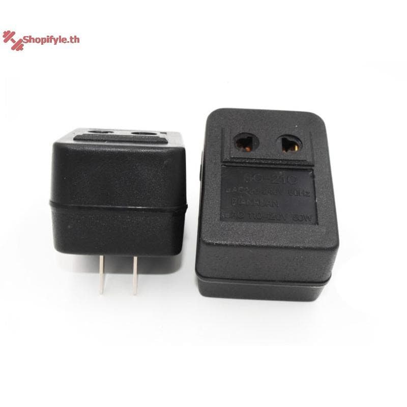 Shopifyle 50W 220V ถึง 110V AC Power Voltage Converter Adapter Travel Transformer th รูปที่ 6