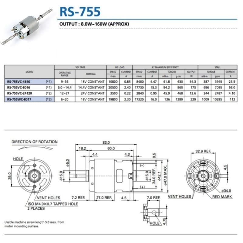 12V DC มอเตอร์พัดลม 4.5V - 35V ปรับ 12000 รอบต่อนาทีมินิความเร็วสูง มอเตอร์สำหรับเครื่องใช้ไฟฟ้าเครื่องมือ รูปที่ 7