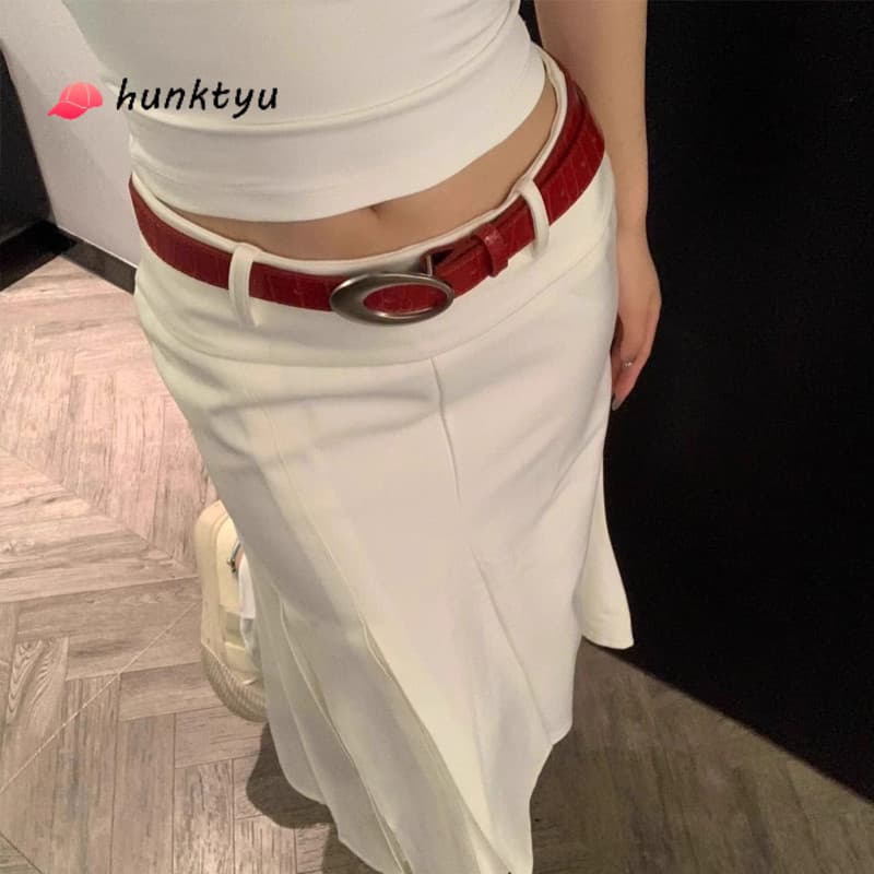 CODเข็มขัดผู้หญิง ฤดูร้อน สีดำ เรียบง่าย หัวเข็มขัด เข็มขัด ผู้หญิง ลำลอง นักเรียน อเนกประสงค์ ทันสมัย.hunktyu รูปที่ 5