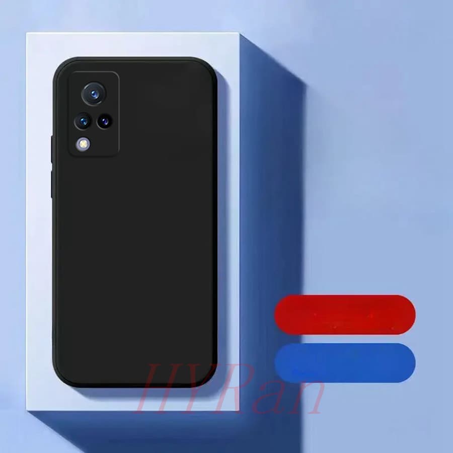 Vivo V21 5G เคสโทรศัพท์ซิลิโคนสีทึบ YT รูปที่ 6