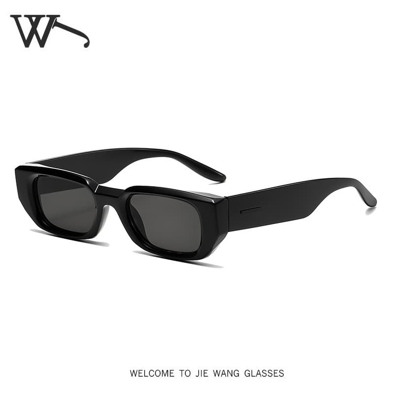 New advanced uv400 European and American retro small frame personality sunshade sunglasses for men and women รูปที่ 3
