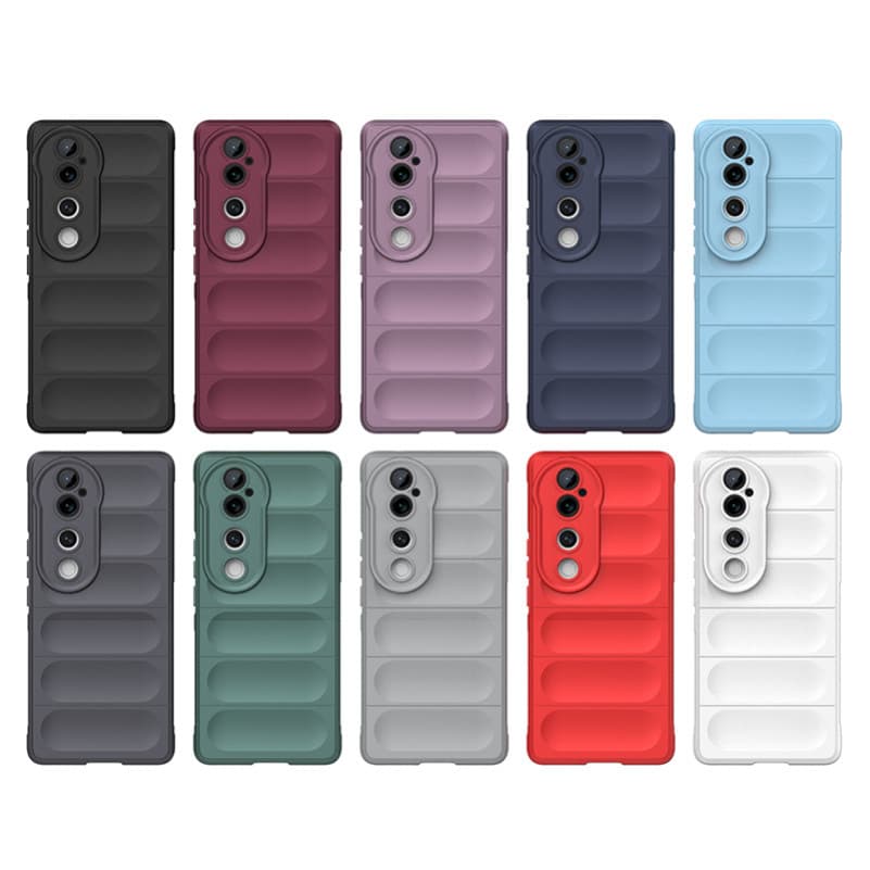 Lenuo นุ่มเคสโทรศัพท์สําหรับ วีโว่ Vivo V50 V40 Lite V30 V29 Pro V29e V30e V40 SE 5G Case ปลอกซิลิโคนกันกระแทกป้องกัน Flannel ปกหลัง รูปที่ 2