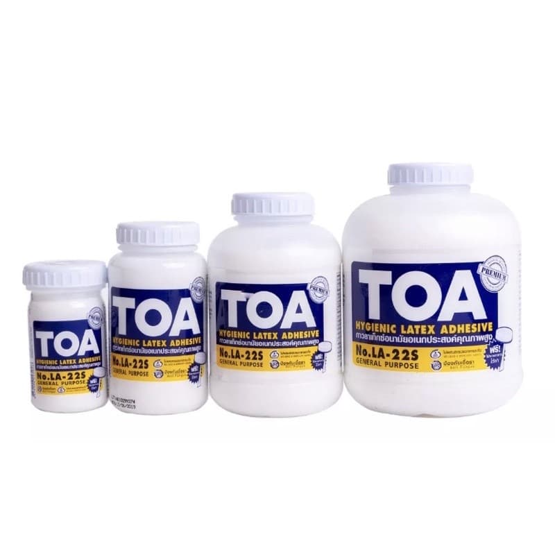 กาวลาเท็กซ์ ทีโอเอ Toa LA-22S LA 22S 4 , 8 , 16 , 32 ออนซ์ OZ bonus รูปที่ 2