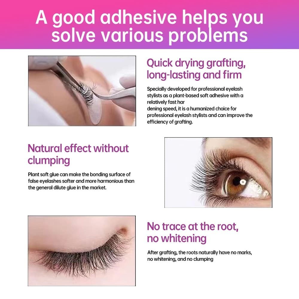 กาวEye False Eyelash Grafting Glue,การใช้ขนตาปลอมโดยเฉพาะ รูปที่ 3