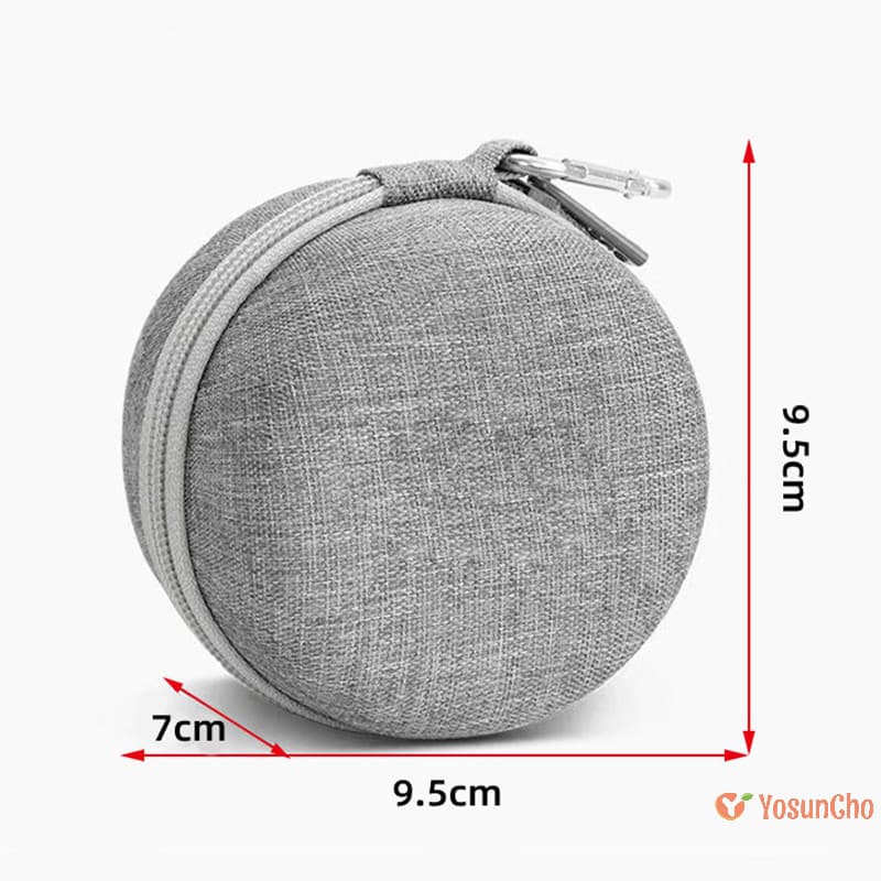 Yosunchoker] EVA Watch Travel Case Portable Storage Organizer Shock-Resistant Waterproof Smartwatches Zippered Container Box ใหม่ รูปที่ 6