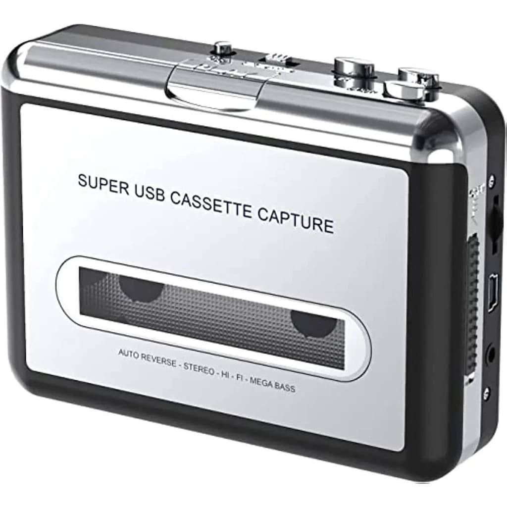 เครื่องเล่นเทปคาสเซ็ต Walkman เป็นตัวแปลง MP3 CD เครื่องเล่นเพลงเสียงเข้ากันได้กับคอมพิวเตอร์แล็ปท็อปพีซีแปลง CASSETTE เป็นดิจิตอล รูปที่ 1