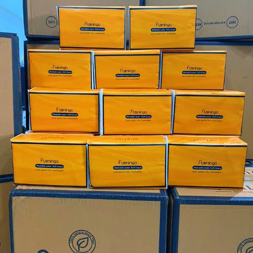 Flamingo นุ่มละมุน ไร้ขุย กระดาษทิชชู่ หนา 4 ชั้น 360 แผ่น GB/T20808 ราคาคุ้มค่า ใช้ทั้งเดือน รูปที่ 6