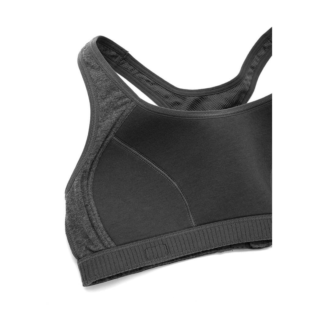 Sabina Sbn Sport Level 1 เสื้อชั้นใน ไร้โครง รหัส SBB23009SD - สีเทาเข้ม รูปที่ 3