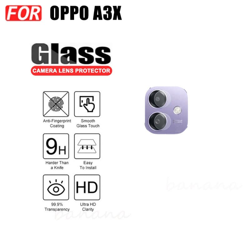 3 IN 1 OPPO A3x ฟิล์มกระจกนิรภัยสําหรับ OPPO A3 Pro 5G A60 4G คลุมทั้งหมดป้องกันหน้าจอกระจก + ฟิล์มเลนส์กล้อง + ฟิล์มด้านหลัง รูปที่ 3