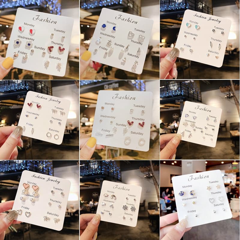 COD-ส่งเร็วจากไทยS925ต่างหูสตั๊ด รูปผีเสื้อ มุก ดอกไม้ สไตล์เกาหลี แฟชั่นสําหรับผู้หญิง สแตนเลส ไม่ทําให้แพ้ง่าย-Tender รูปที่ 1