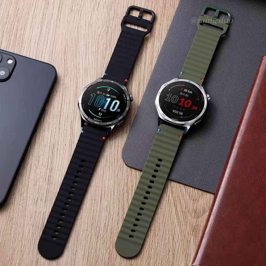 สายนาฬิกาGarmin245/165/55/158/570 42mm active5 active6 vivoactive3 venu venu2plus venu sq2 vivomove3 รูปที่ 2