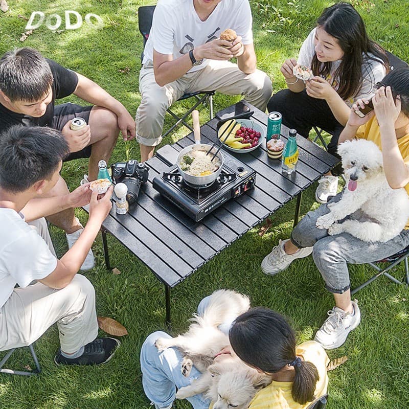 TANYE โต๊ะแคมป์ปิ้ง โต๊ะพับได้ Folding table แบบพกพา อลูมิเนียม แคมป์ปิ้งปิกนิก พกพาสะดวก ความจุแบริ่ง 300KG รูปที่ 2