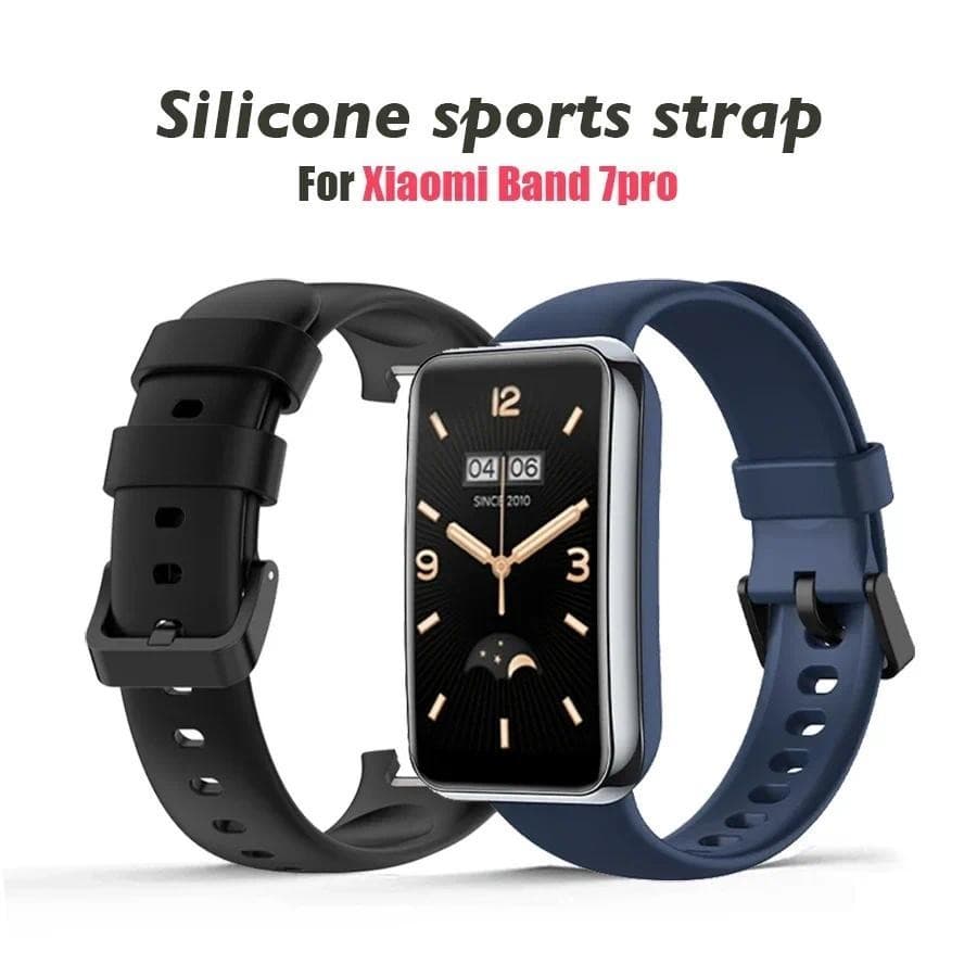 สายนาฬิกาสําหรับ Xiaomi Mi Band 7 Pro สายรัดข้อมือสร้อยข้อมือซิลิโคนเหลวสายรัดข้อมือสําหรับ MiBand 7pro Correa อุปกรณ์เสริมสมาร์ทวอทช์ รูปที่ 1