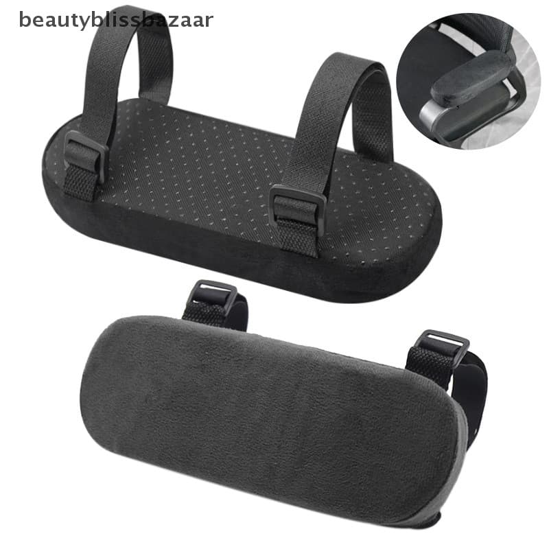 1 ชิ้นชิ้นส่วนเก้าอี้สํานักงาน Arm Pad หน่วยความจําโฟมที่เท้าแขนเบาะรองนั่งสําหรับโฮมออฟฟิศเก้าอี้สบาย El รูปที่ 3