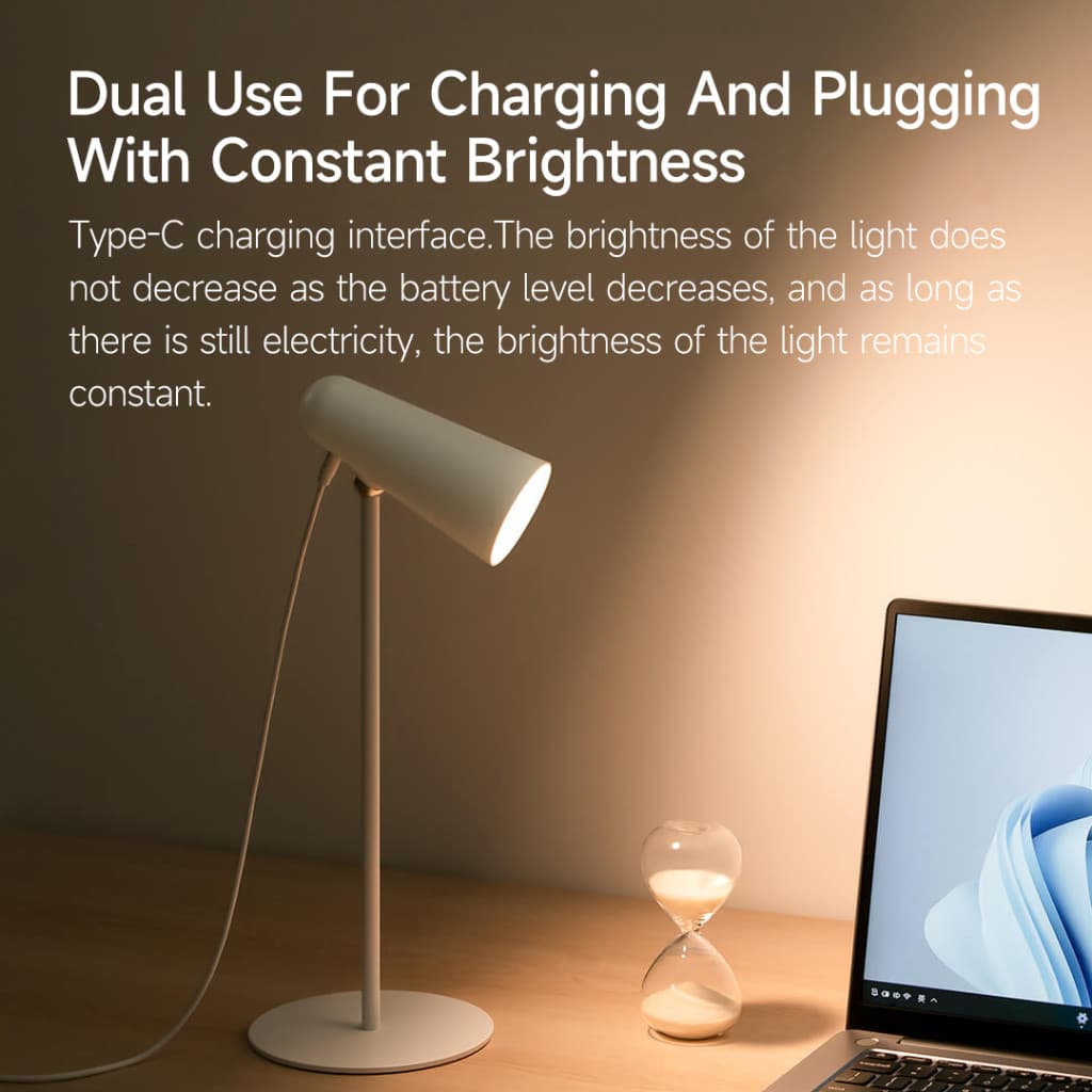 Xiaomi Flexible Rechargeable Lamp โคมไฟ | ป้องกันแสงสีฟ้าRG0 | ปรับมุมแสงได้ แบตเตอรี่แบบชาร์จได้อายุการใช้งานยาวนาน รูปที่ 9