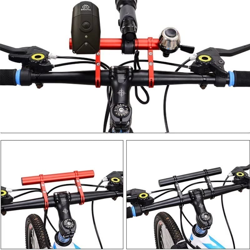 10/20/30 ซม.จักรยานHandlebar Extended Bracket MTBไฟหน้าMount Extented Barแผนที่จักรยานเสือภูเขาHandlebar Extender Rackอะไหล่ รูปที่ 4