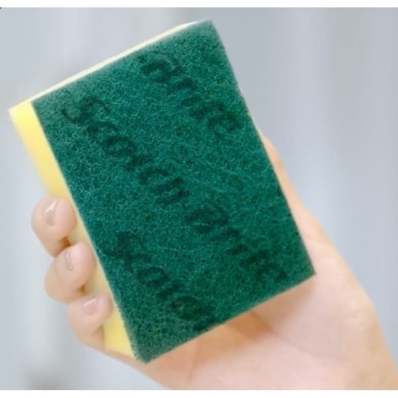 Scotch-Brite สก๊อตช์-ไบรต์ แผ่นใยขัดพร้อมฟองน้ำ ฟองน้ำล้างจาน แพ็ค 1 ชิ้น รูปที่ 5