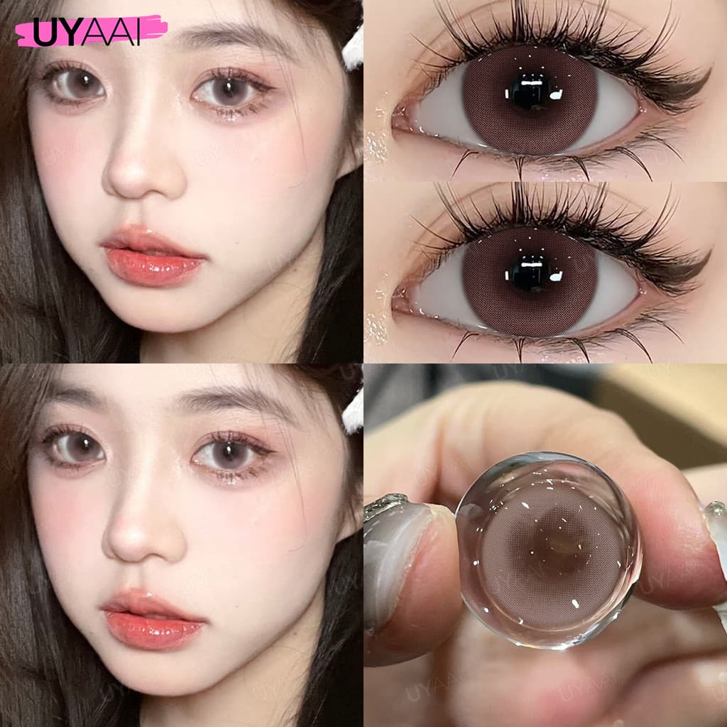 จัดส่งที่รวดเร็ว Uyaai คอนแทคเลนส์สี*1+โซลูชันคอนแทคเลนส์*1+แหนบ*1+เคสคอนแทคเลนส์*1 รูปที่ 3
