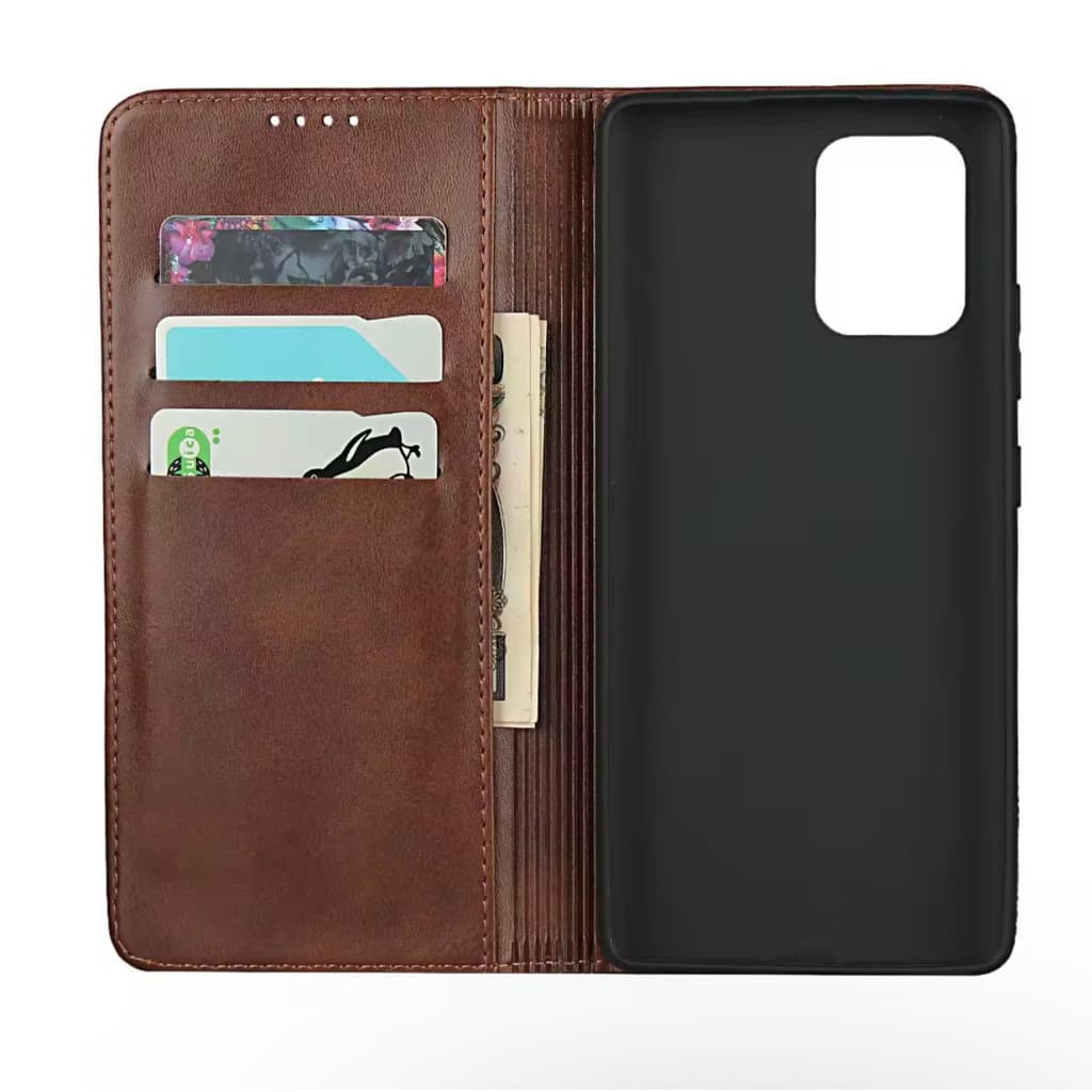 เคสหนัง ฝาพับ สำหรับ SAMSUNG A10 A20 A30 A50 A11 A21S A52S A70 J7 J710 J7Prime J710 J2Prime A31 A51 A71 A05 A05s ใส่บัตร รูปที่ 7
