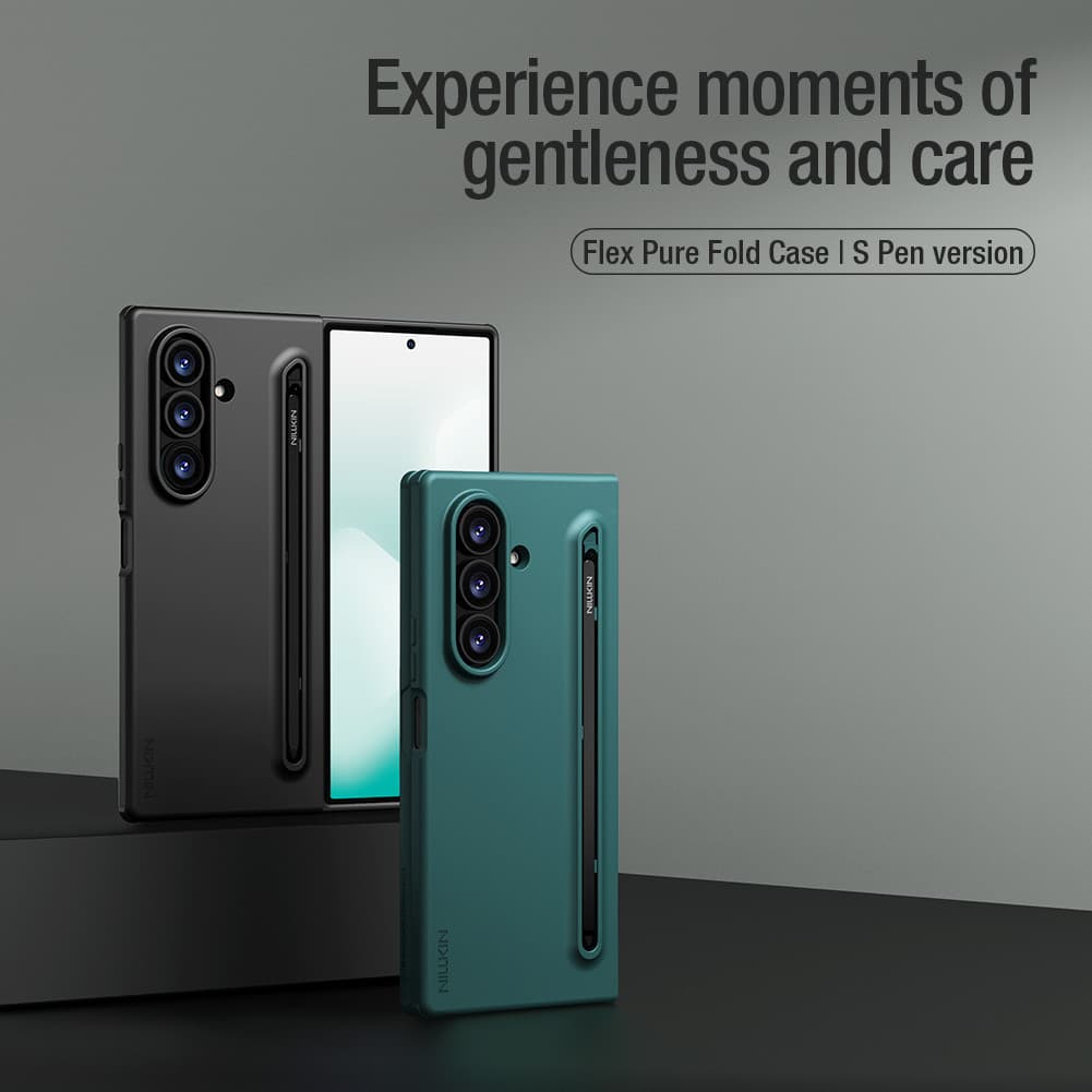 Nillkin Flex Pure Fold Case สําหรับ Samsung Galaxy Z Fold7 / Fold 7 Case พร้อมที่วางปากกา Anti Fall Protective Case รูปที่ 2