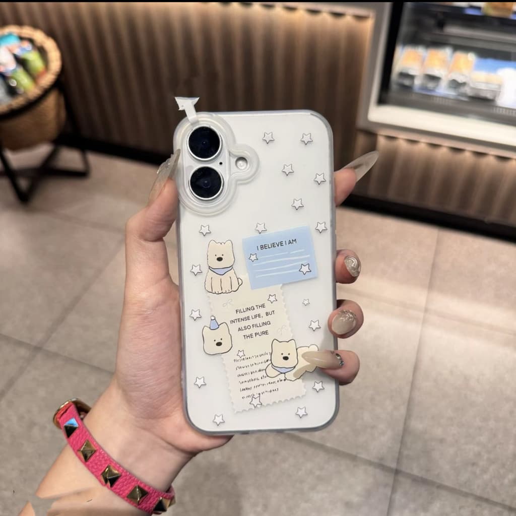 West High Puppy เหมาะสําหรับเคสโทรศัพท์ Apple 16 1514/13/12promax กันกระแทก xr/8p เคสโทรศัพท์ 11 มูลค่าสูง รูปที่ 2
