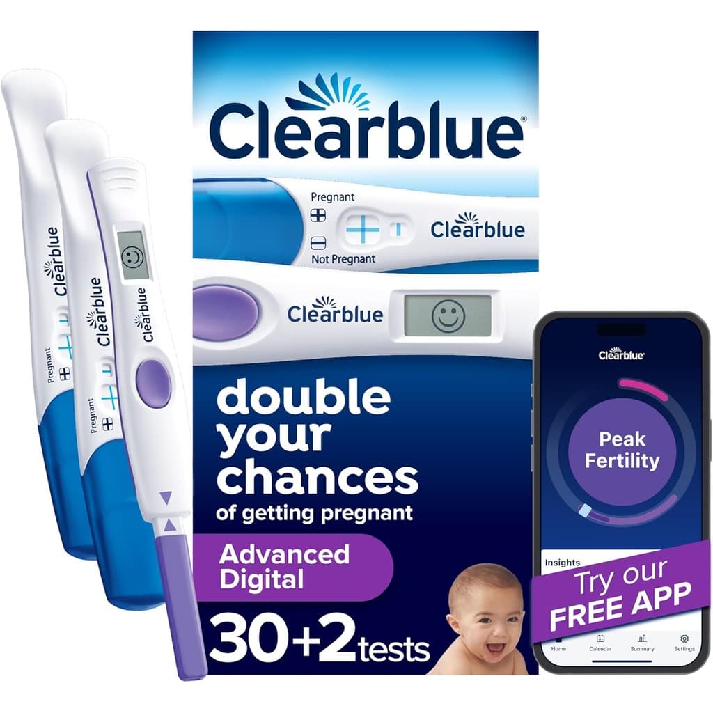 ** **Clearblue ของแท้จาก USA แผ่นตรวจไข่ตก เครื่องตรวจวันไข่ตก ชุดที่ตรวจไข่ตกแบบดิจิตอลพร้อมชุดตรวจ20 ชุด รูปที่ 2