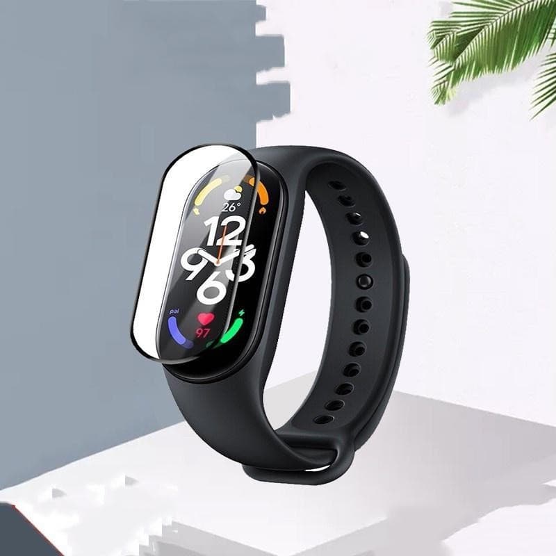 3D ฟิล์มกระจกนิรภัยสำหรับ Mi Band 10 9 8 7 6 5 4 Xiaomi Mi วงเต็มหน้าจอที่ครอบสำหรับ Xiaomi Band 8 รูปที่ 7