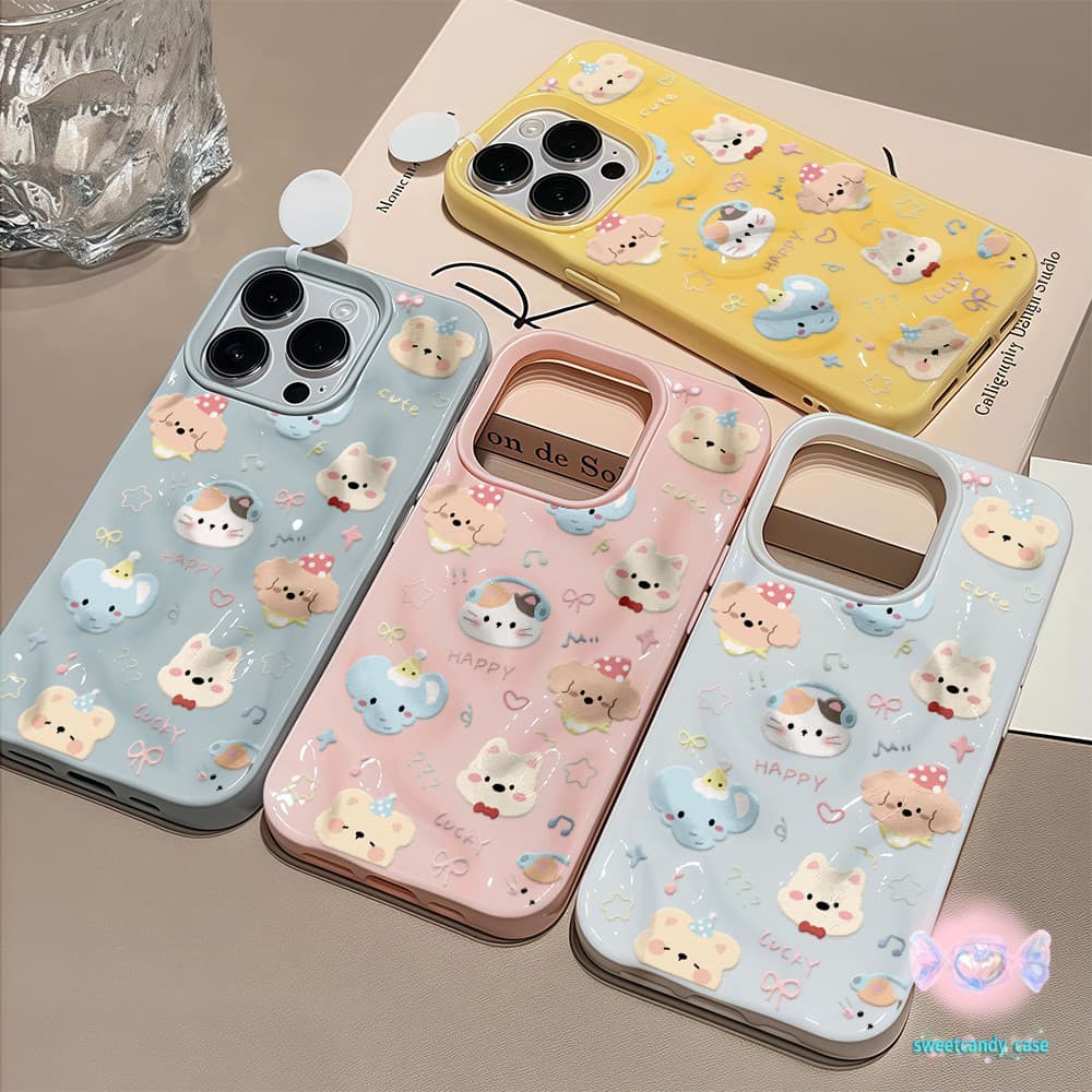จัดส่งในพื้นที่ เคสเหมือนอุกกาบาต น่ารัก อวตารสัตว์การ์ตูน สําหรับIPhone16 15 14 13 12 11 7 8plus Pro Promax X XR XS รูปที่ 1