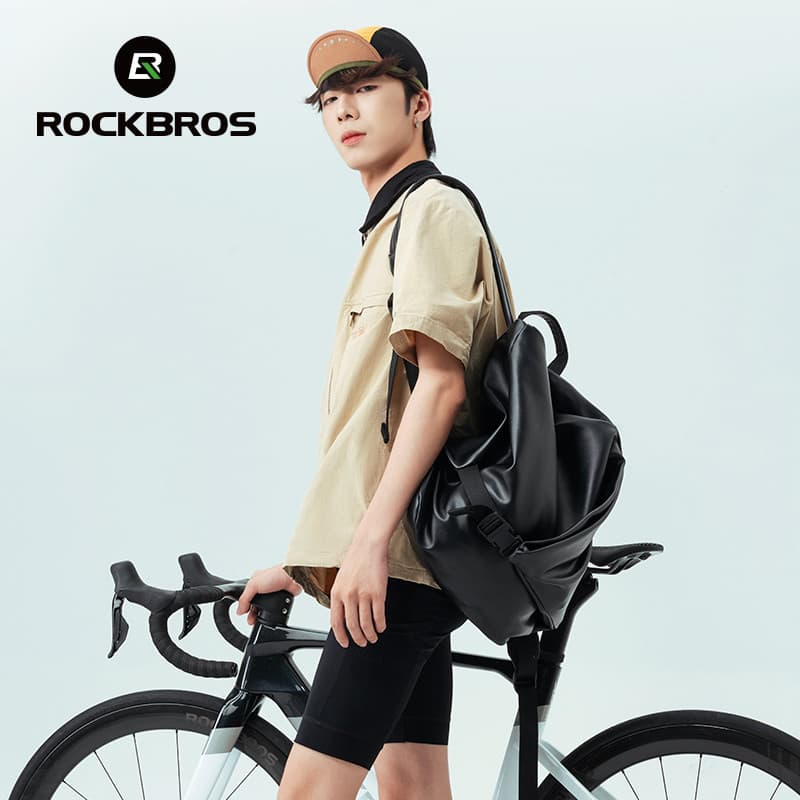 ROCKBROS หมวกปั่นจักรยาน ระบายอากาศ แห้งเร็ว กันลม กันแดด พกพาสะดวก หมวกกลางแจ้ง รูปที่ 5